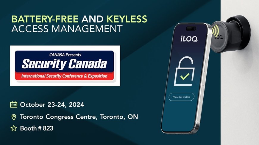 iLOQ brings its smart-access platform to Security Canada Central